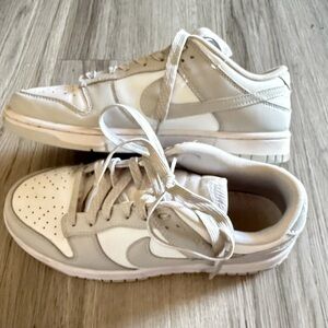 White and Gray Sneakers